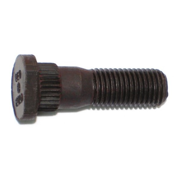 Midwest Fastener 12mm-1.5 x 14.94mm x 41mm Zinc Plated Class 10.9 Steel Fine Thread Automotive Wheel Studs 4PK 75447 - main